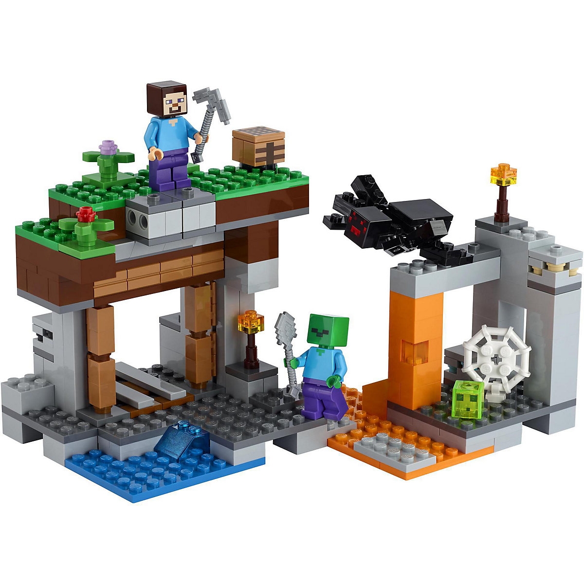 LEGO® Minecraft 21166 Die verlassene Mine
