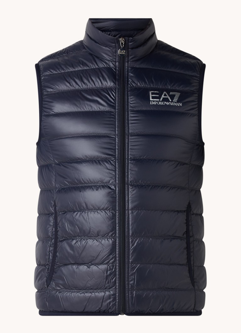 Gilet da allenamento trapuntato Emporio Armani con imbottitura in piuma