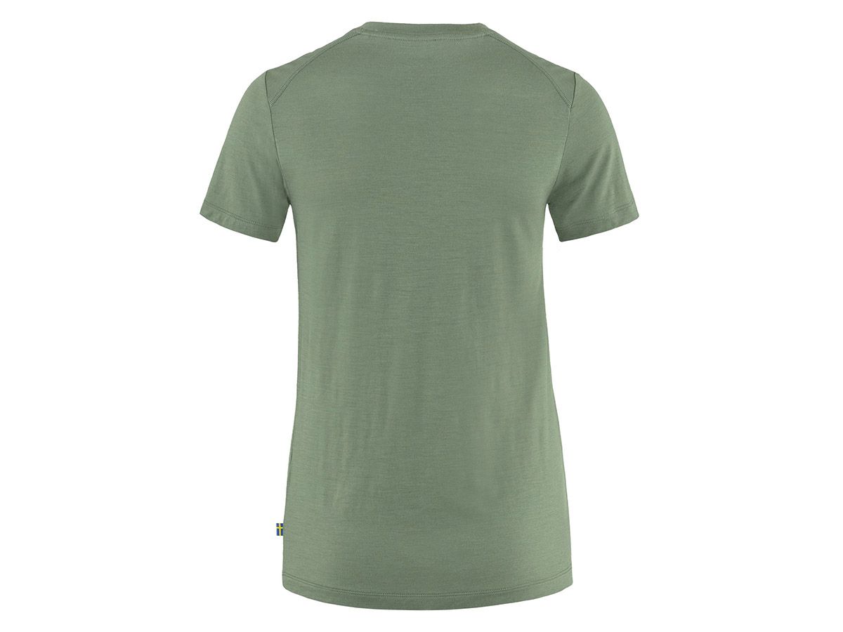 Fjällräven Abisko Wool Patina Green Damen T-Shirt