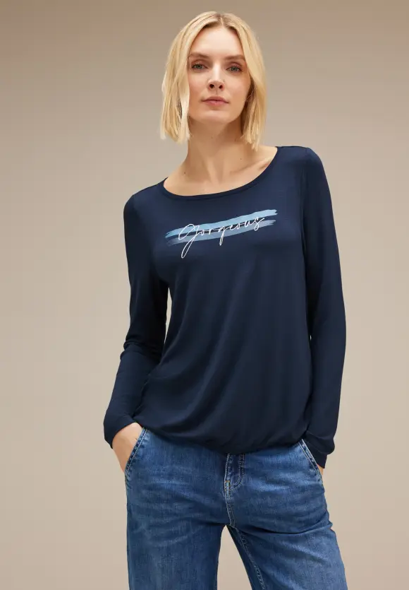Street One Langarmshirt mit Wording