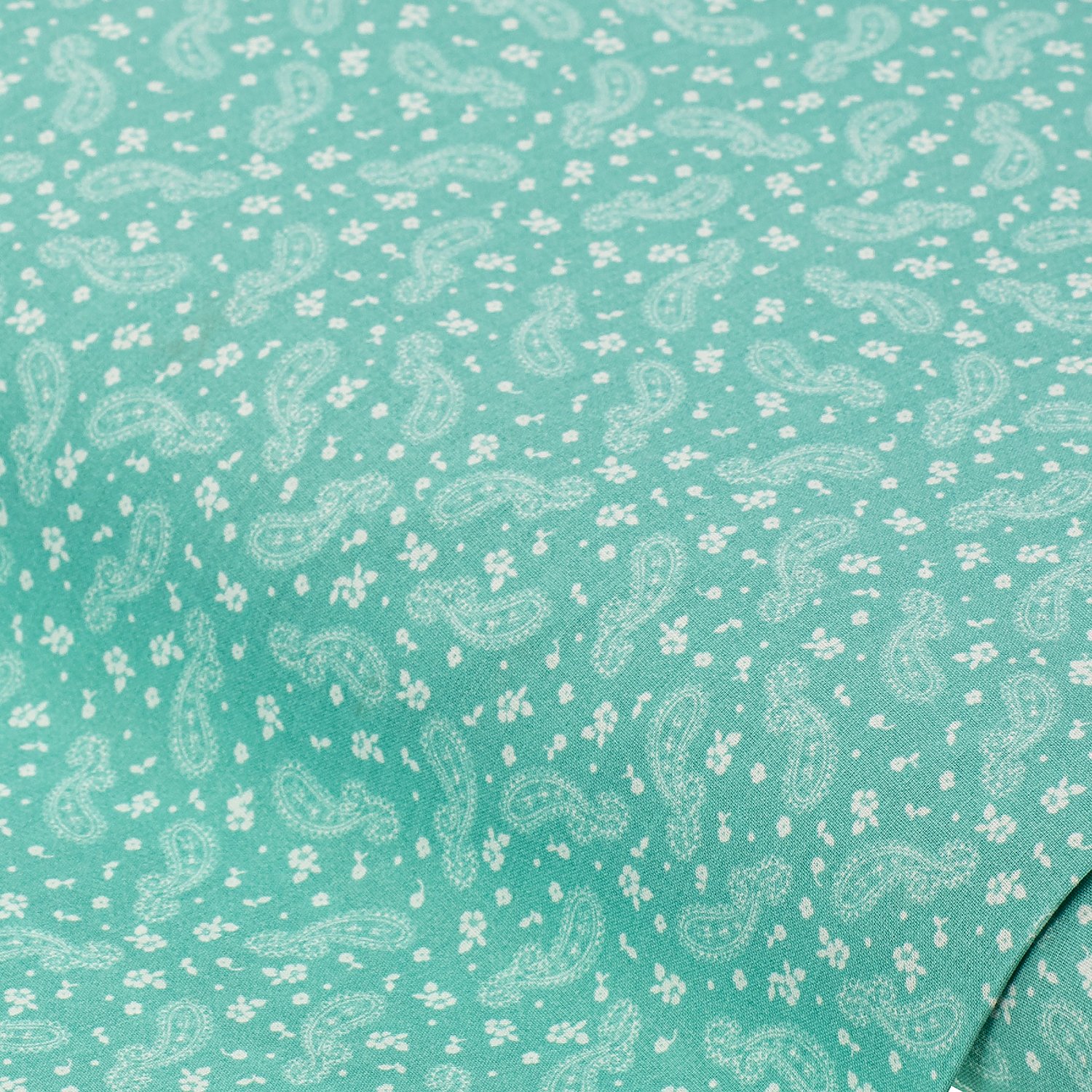 Baumwollstoff Paisley & Blumen 