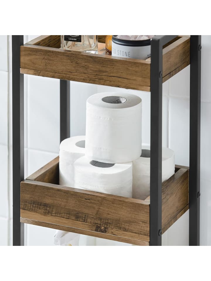 SoBuy Badregal in Natur - (B)28 x (H)74 x (T)20cm günstig kaufen onesize