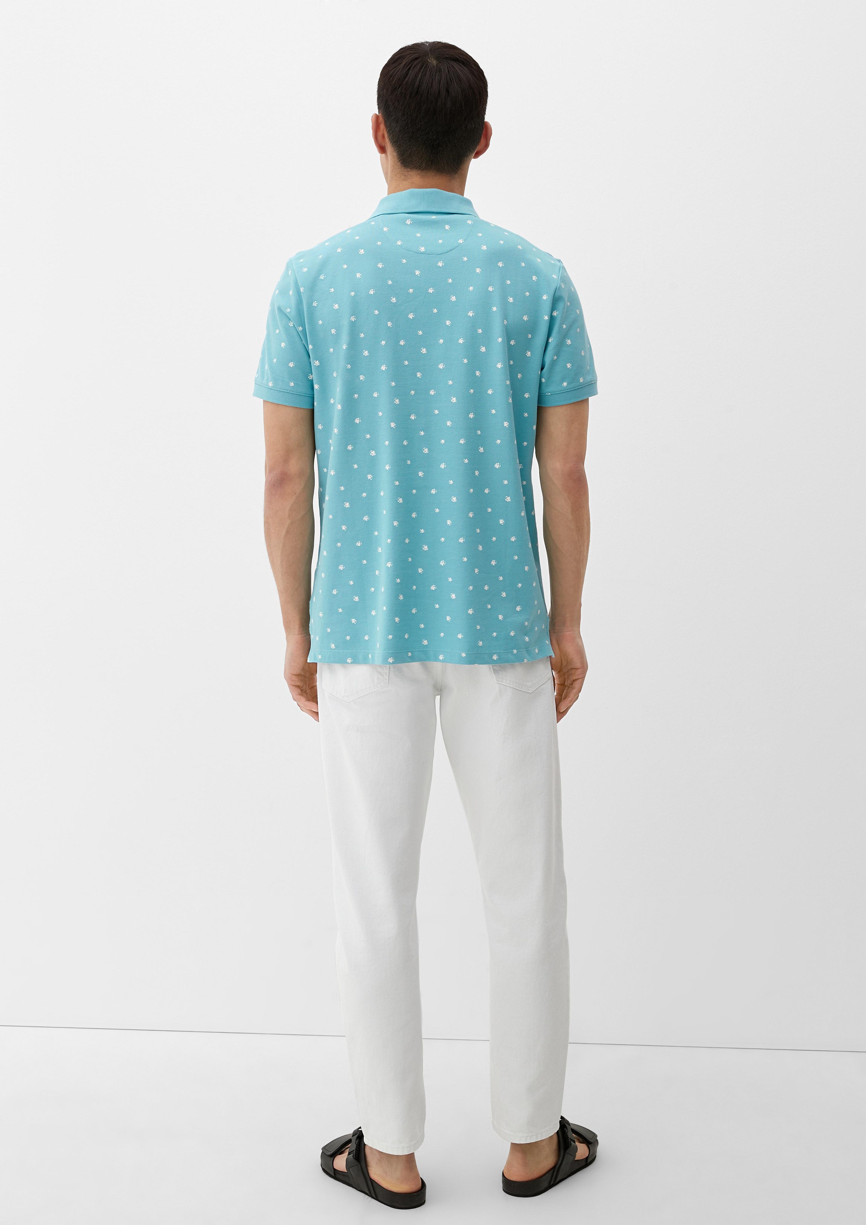 Poloshirt mit Allover-Print  2129836-61A0