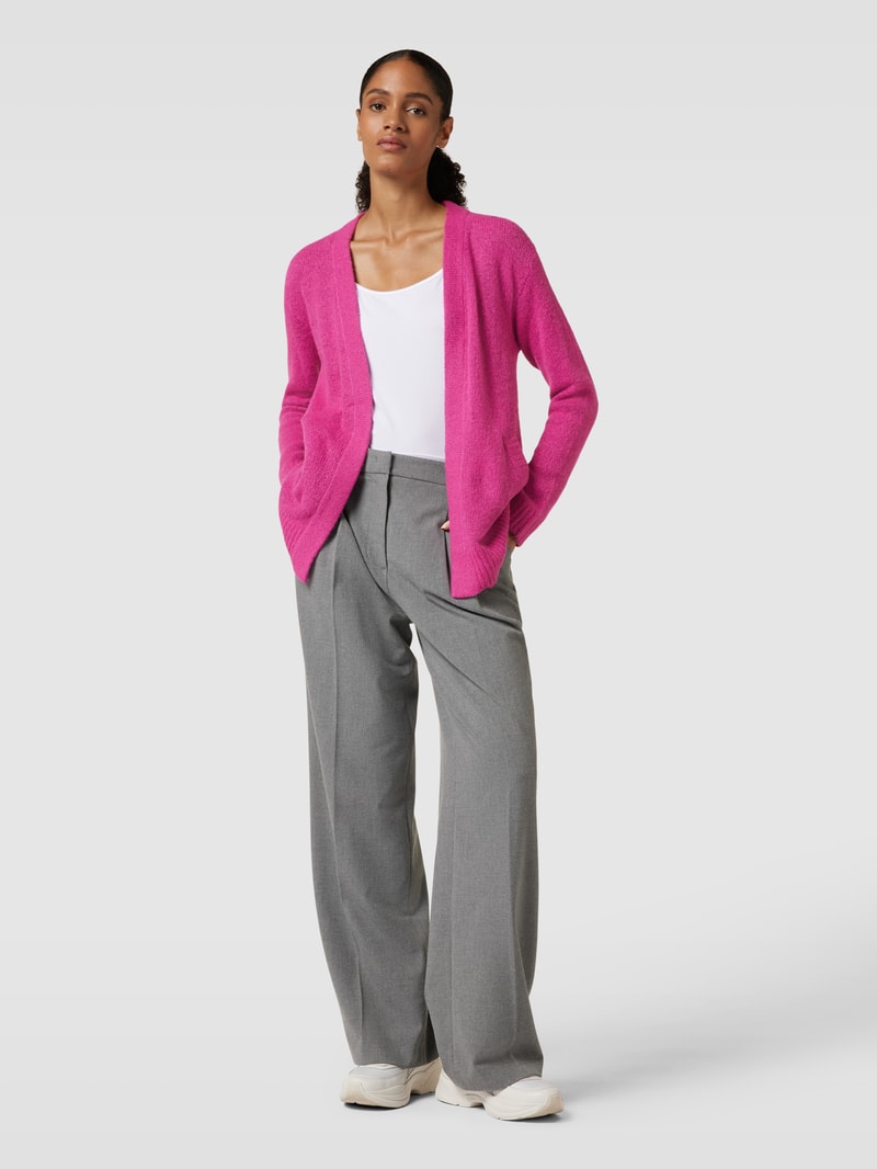 Cardigan mit offener Vorderseite Modell 'Mirelle' in fuchsia meliert
