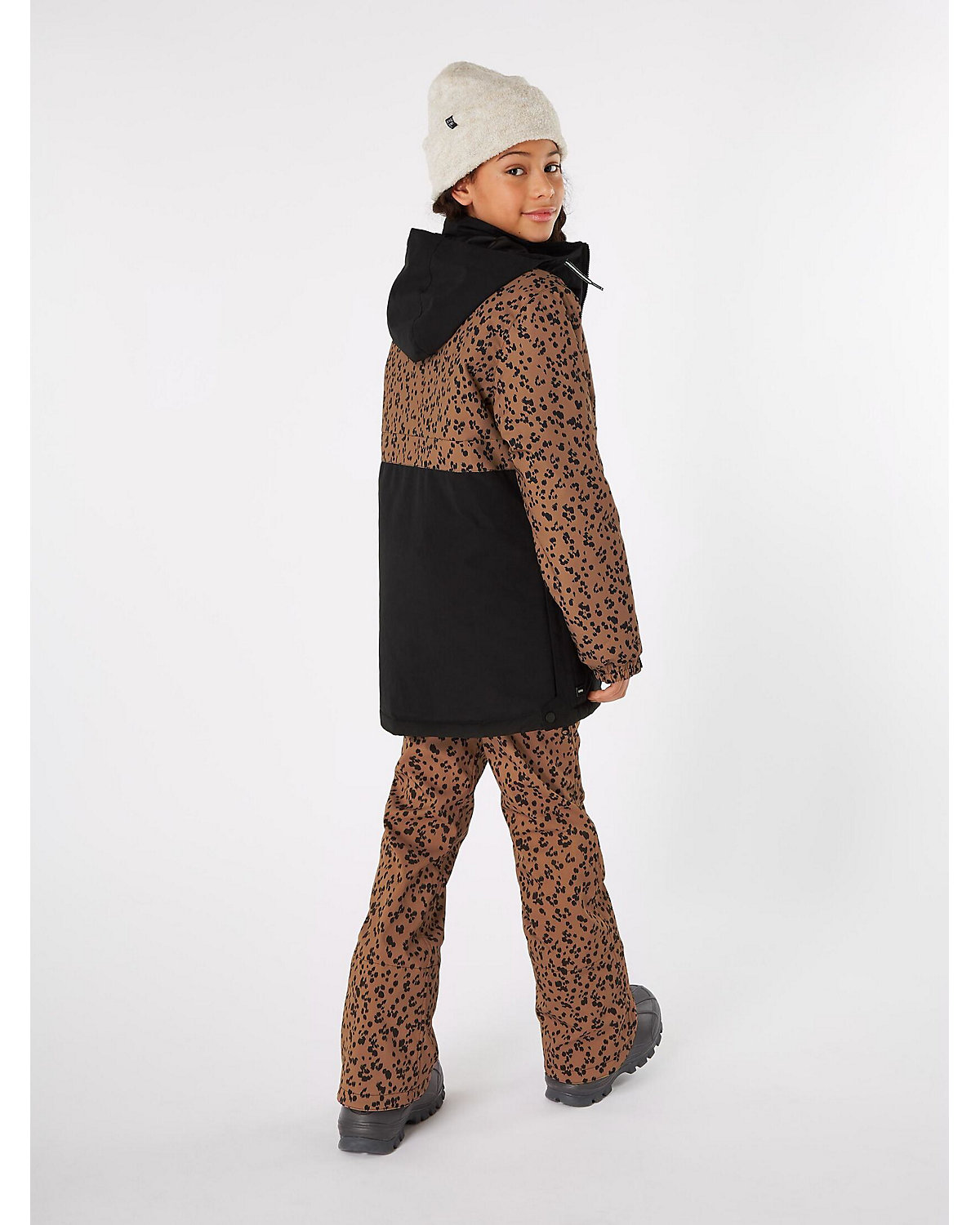 PRTSENNAY JR  - 10K Wasserdicht und atmungsaktiv PFC-Frei   Winterjacke Skijacken für Mädchen