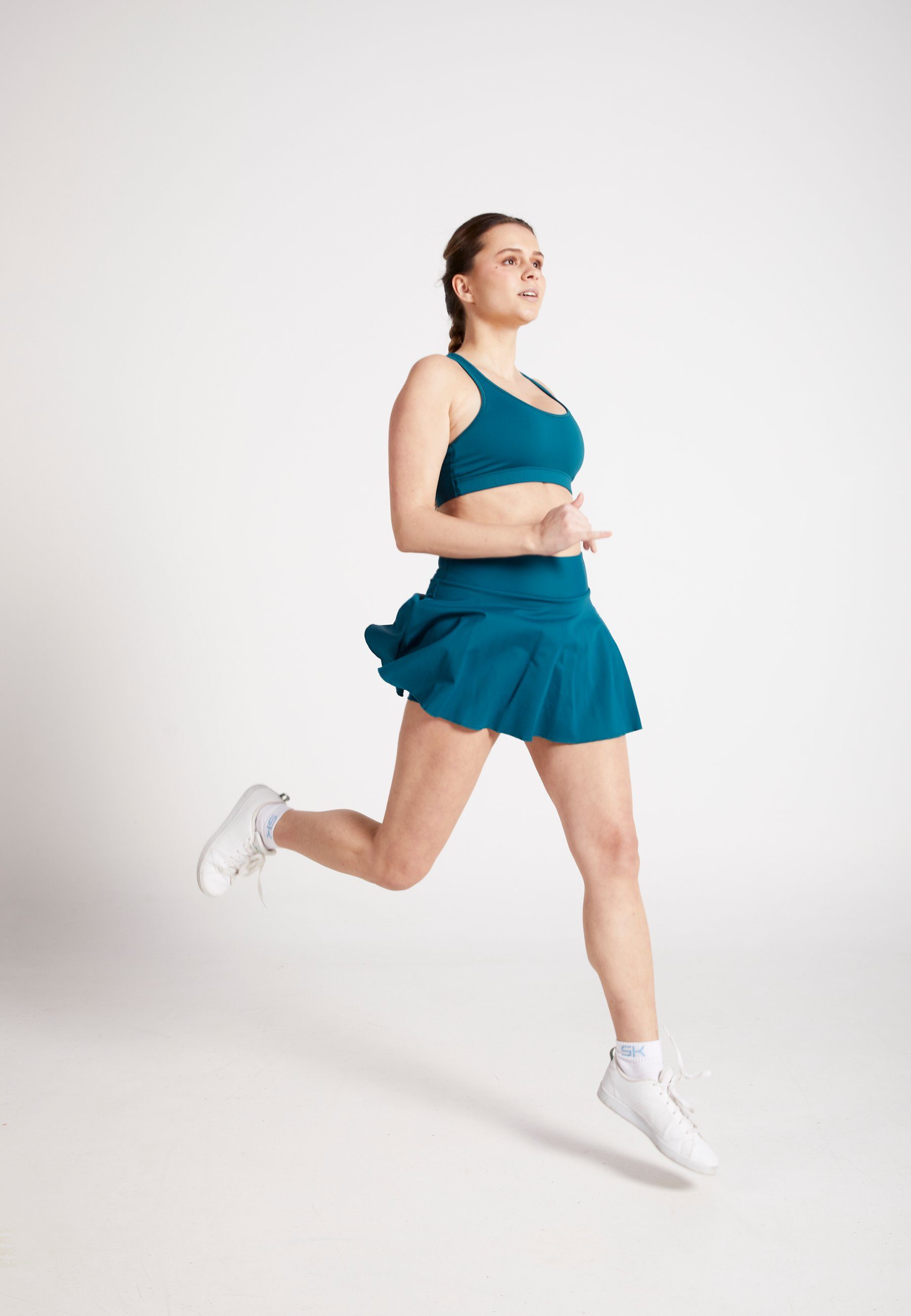 SPORTKIND Tennisrock Advantage Tennis Skort Mädchen & Damen petrol grün