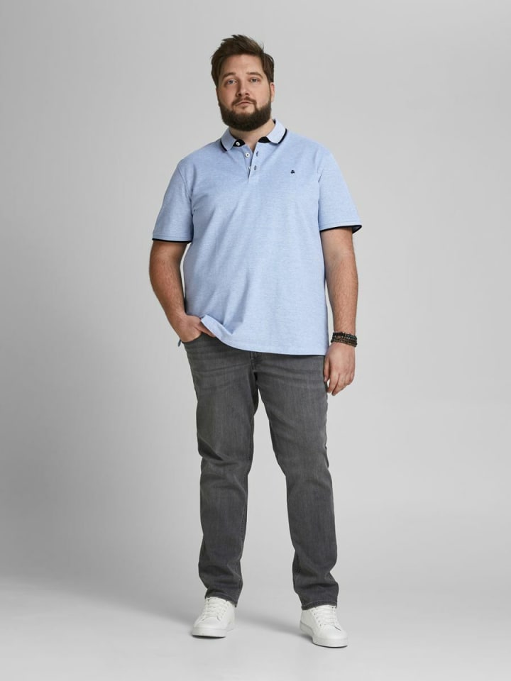 JACK & JONES PLUS Poloshirt in Bright Cobalt 1 günstig kaufen
