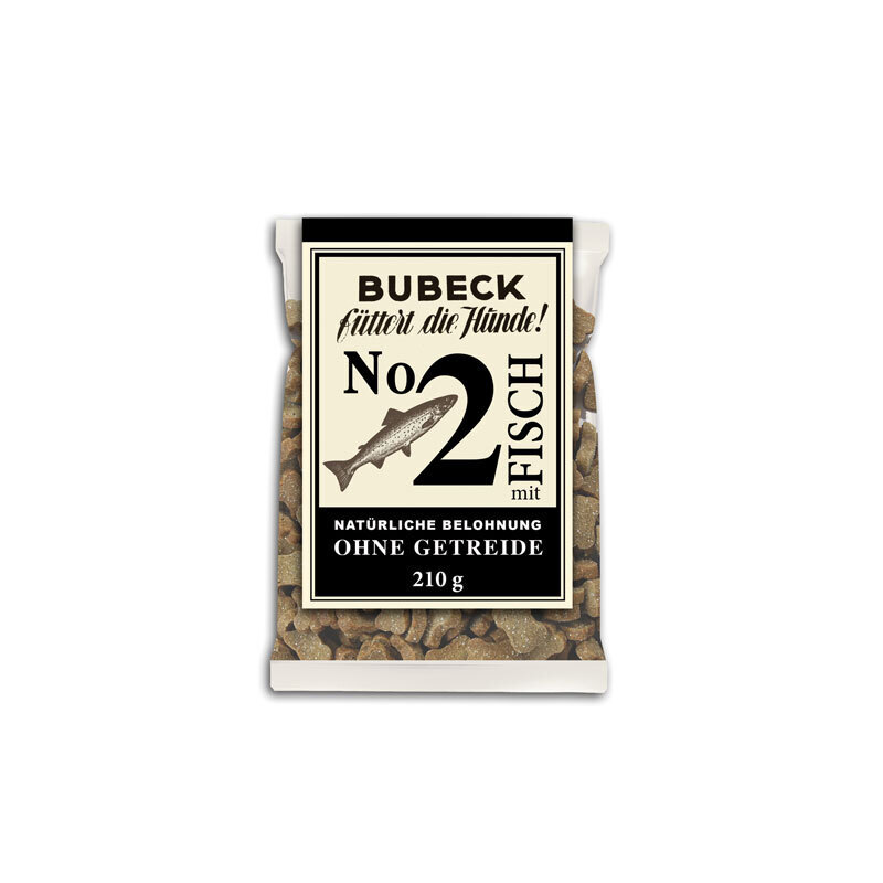 BUBECK Snacks BUBECK Gebackene Hundekuchen Ohne Getreide 210g Nr. 2, Fisch