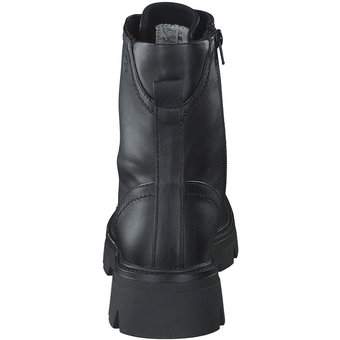 s.Oliver Schnür Boots in schwarz