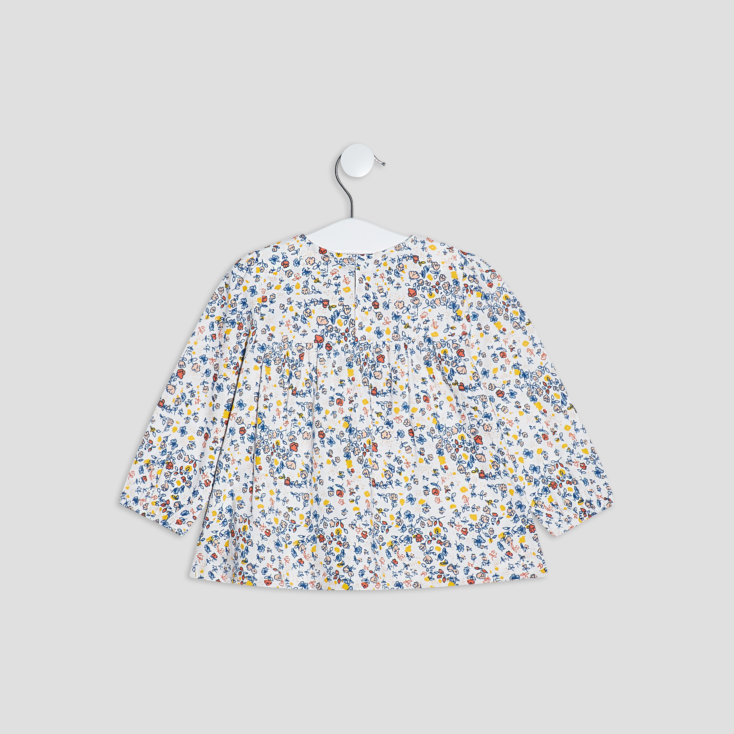 T-shirt manches longues ecru bébé fille | La Halle