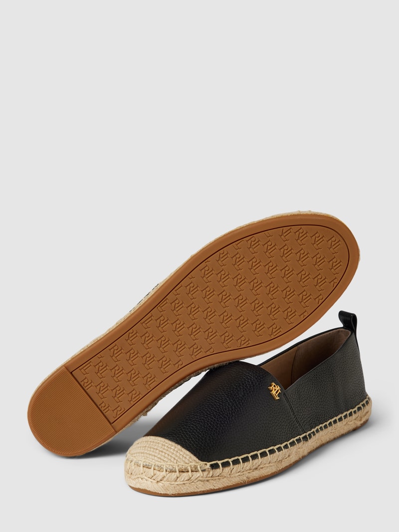 Espadrilles mit Label-Details Modell 'CAMERYN' in schwarz