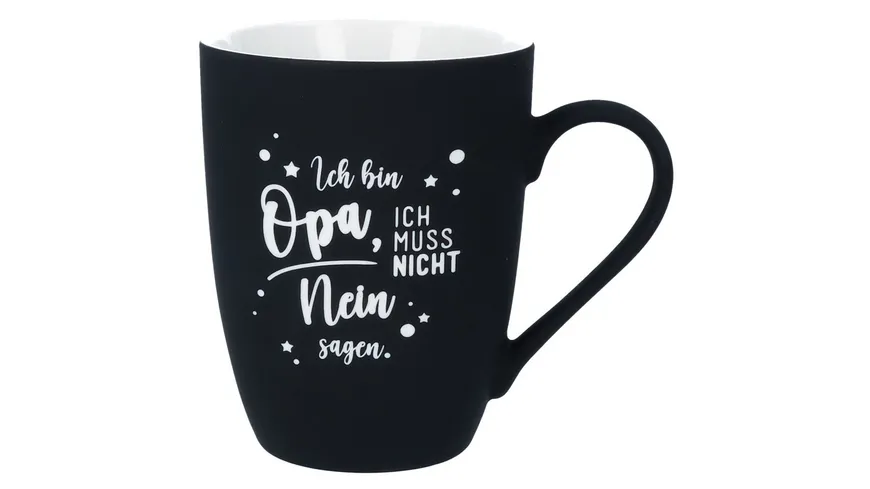 Spruchreif Tasse Ich bin Opa schwarz