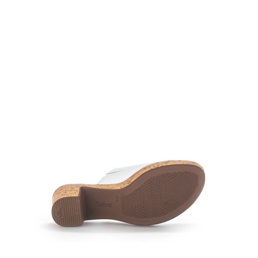 Gabor fashion Pantolette weiß