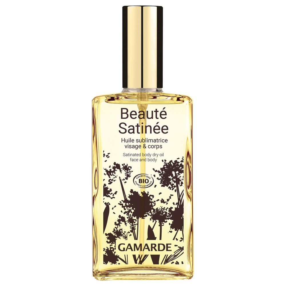 gamarde BEAUTE SATINEE Flacon pompe 100 ml Huile sublimatrice corps