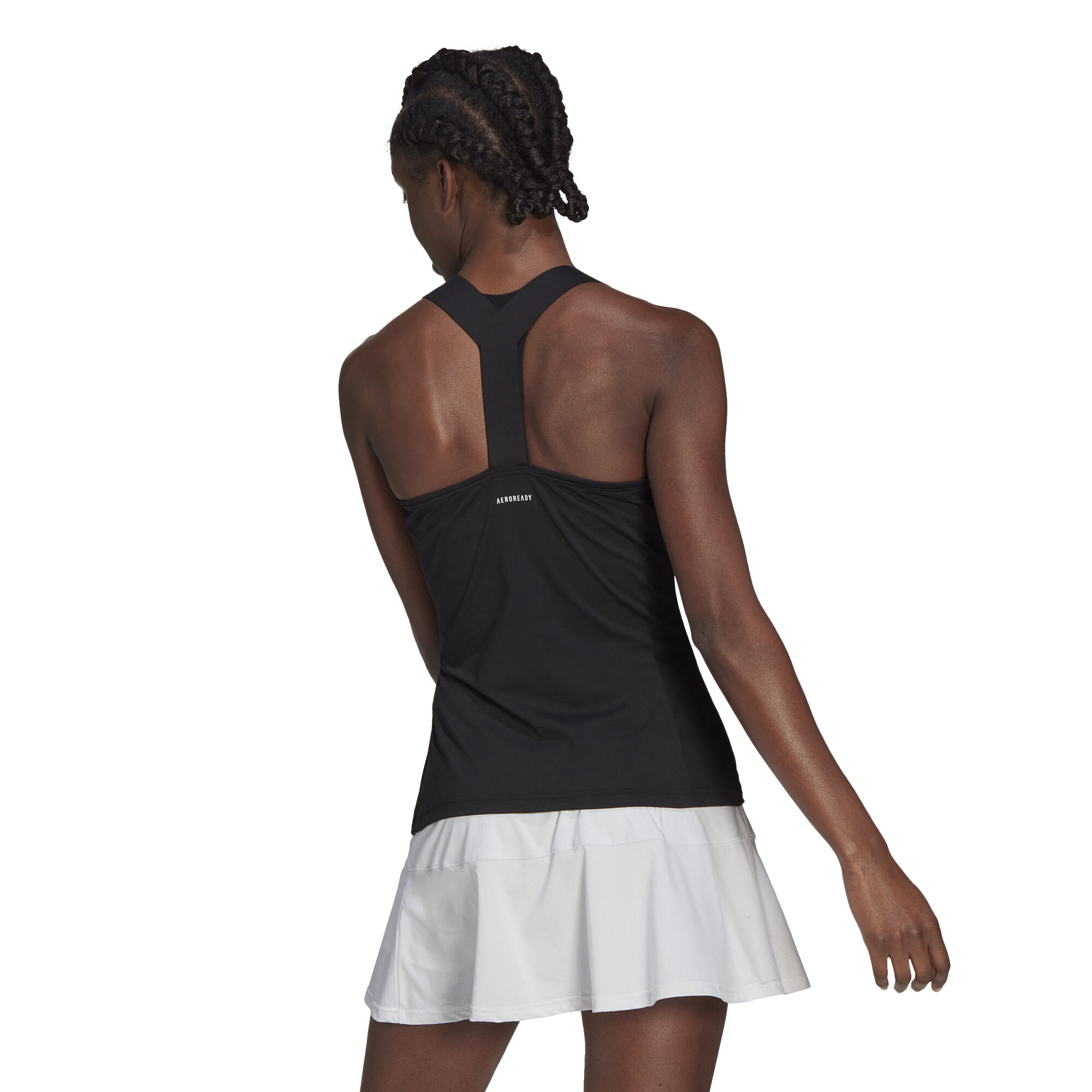 Y- Tank-Top Damen - Schwarz, Weiß