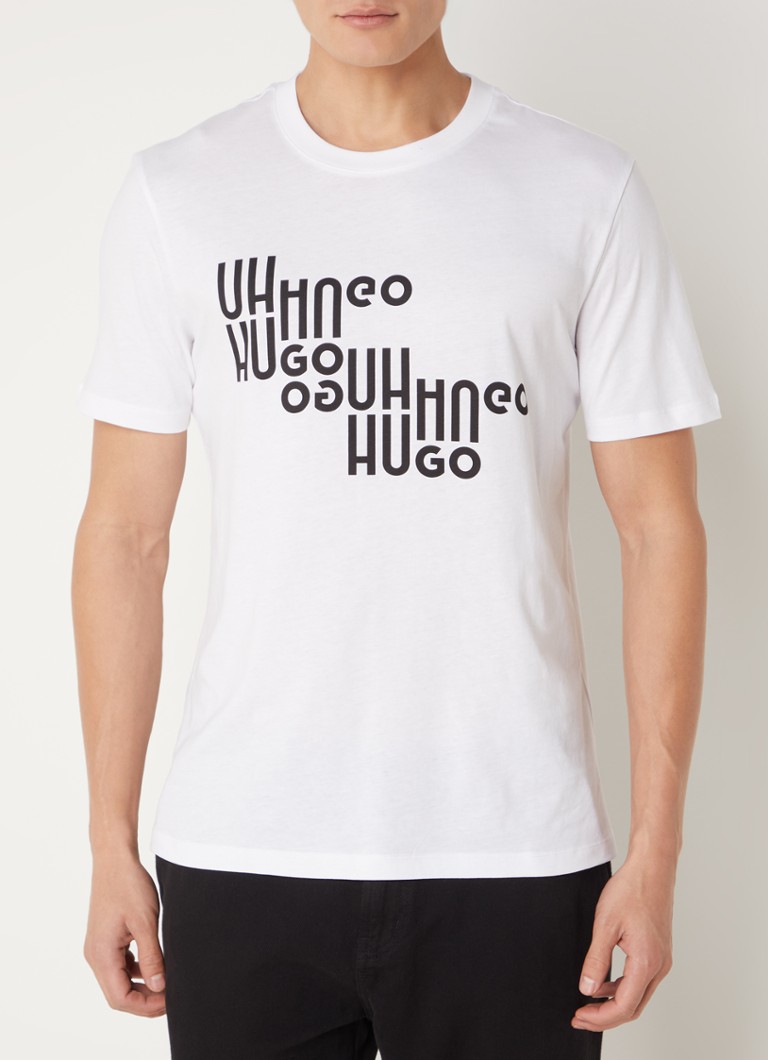 Tricou HUGO BOSS Davalon cu logo imprimat