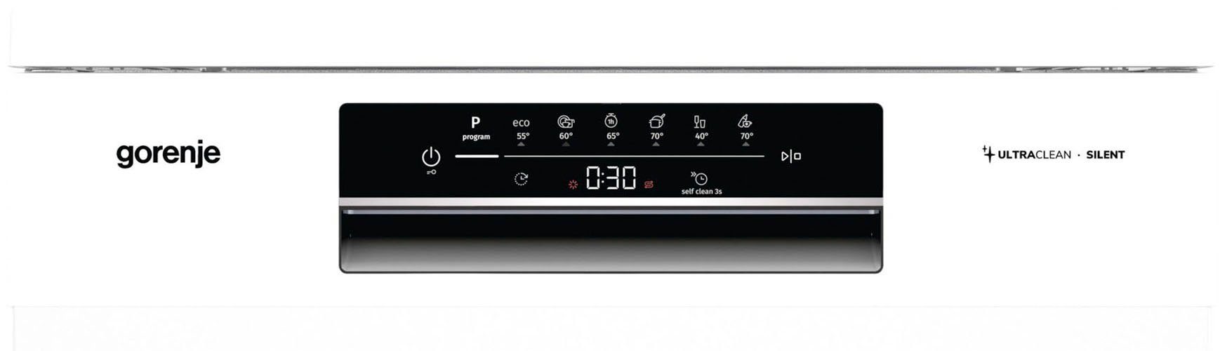 GORENJE Standgeschirrspüler, GS 642E90W, 11 l, 13 Maßgedecke, Total AquaStop