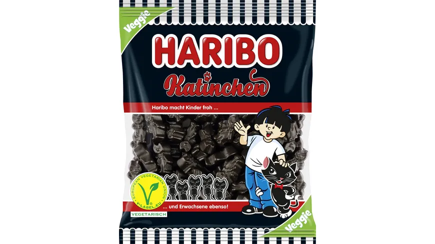 Haribo Lakritz Katinchen Veggie 175 g