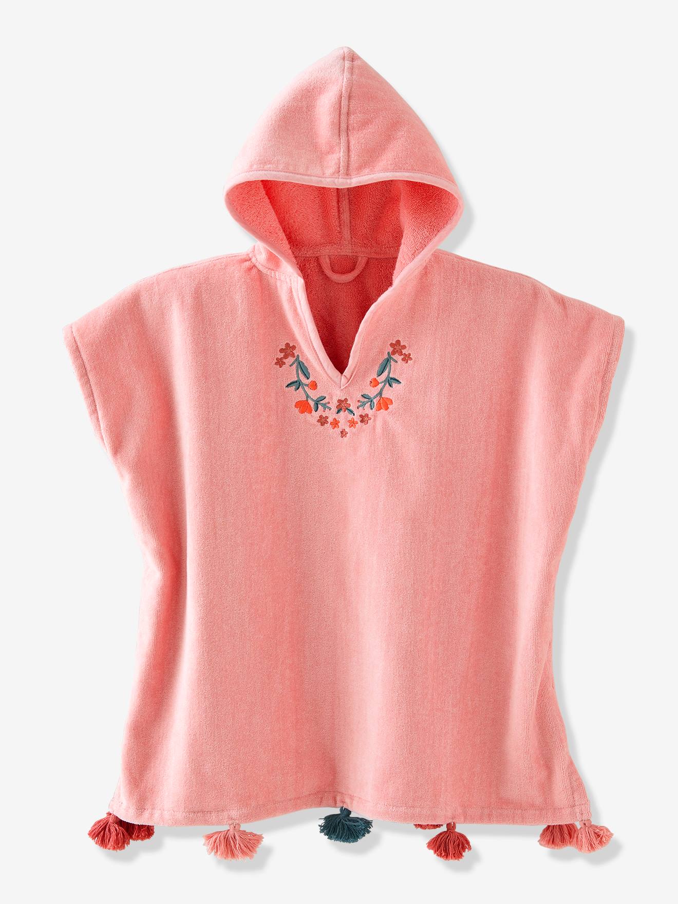 Poncho de bain GIPSY rose poudré