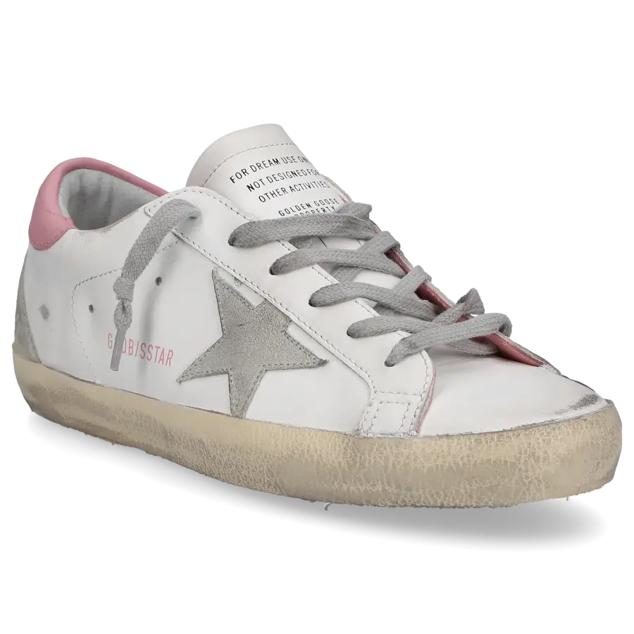 Golden Goose - Sneaker low SUPER-STAR Kalbsleder - weiß