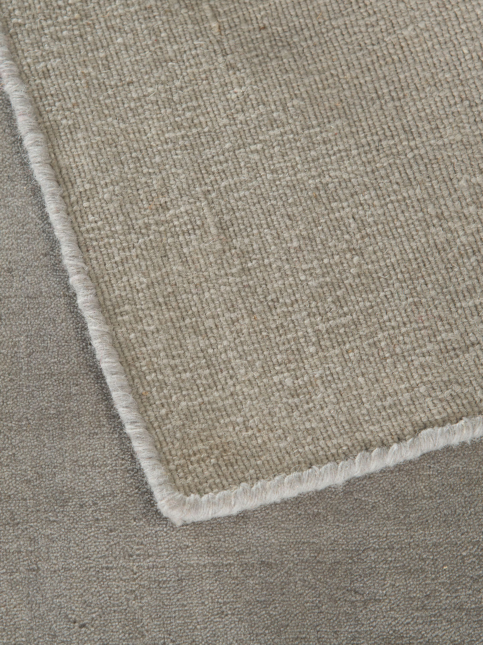Belvedere Woll-Teppich, Light Grey