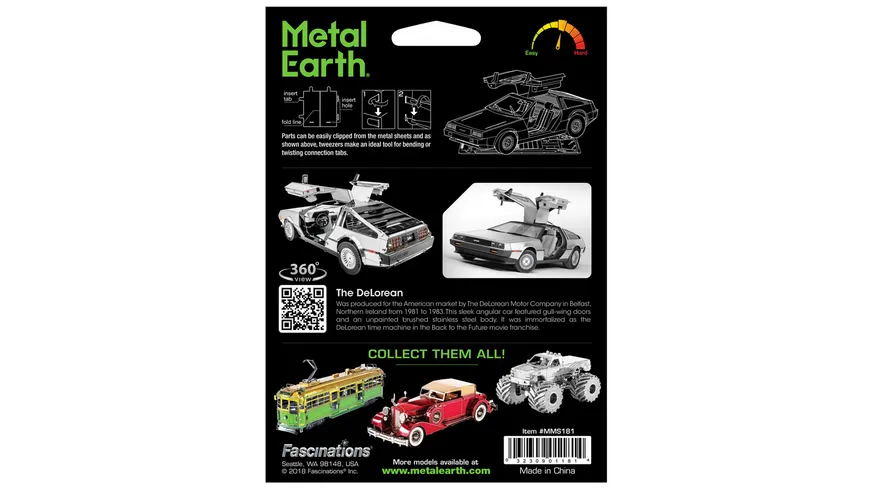Metal Earth 502447 - Delorean