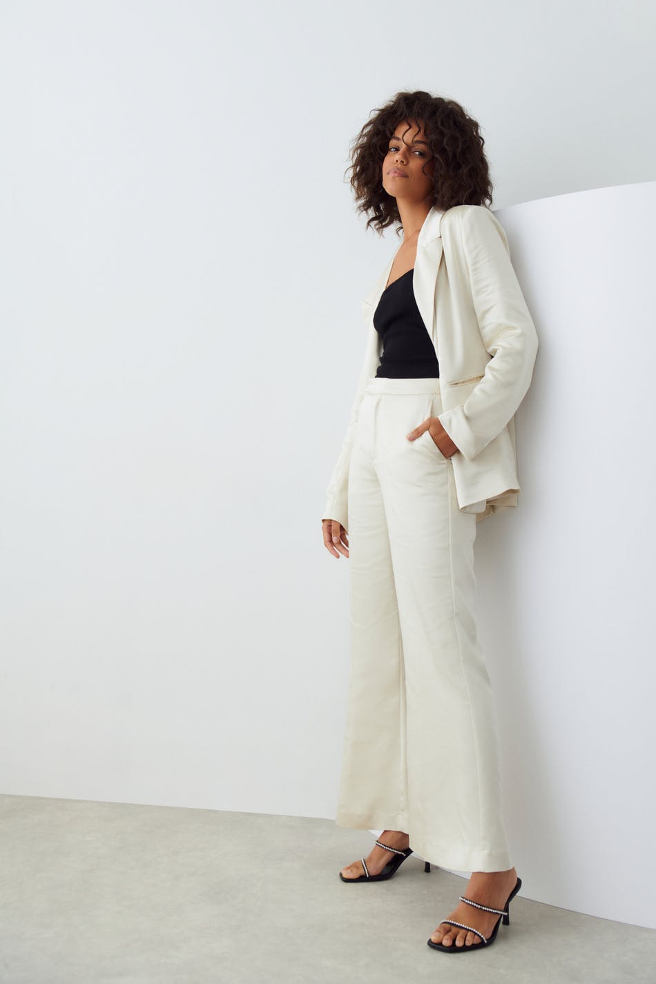 Sussi satin trousers