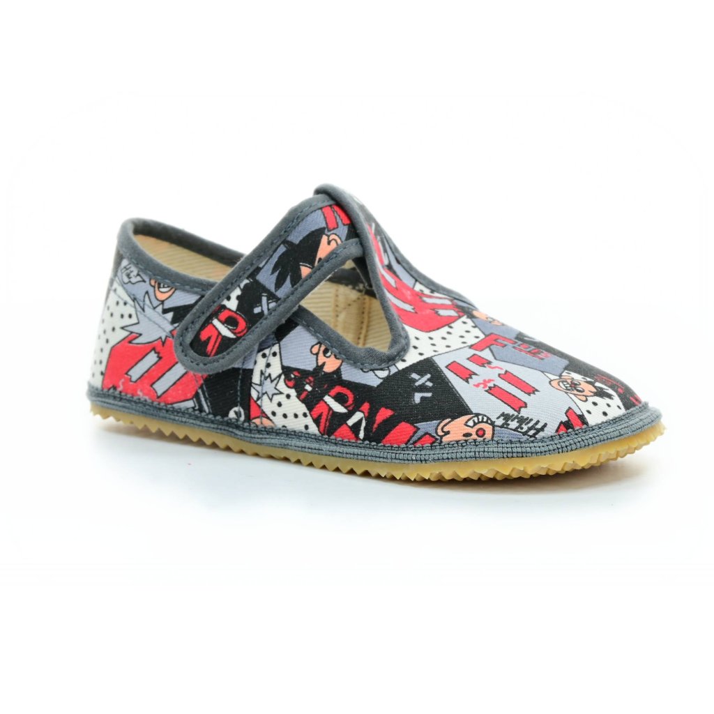 Beda Comics Canvas Hausschuhe (BF-060010/W)