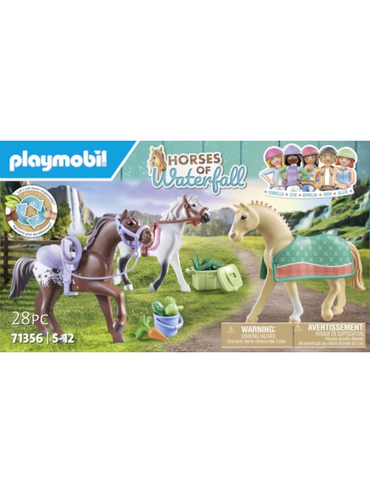 Playmobil Spielfigur Set Pferde von Waterfall - Morgan, Quarter Horse & Shagya, ab 3 J. günstig kaufen onesize