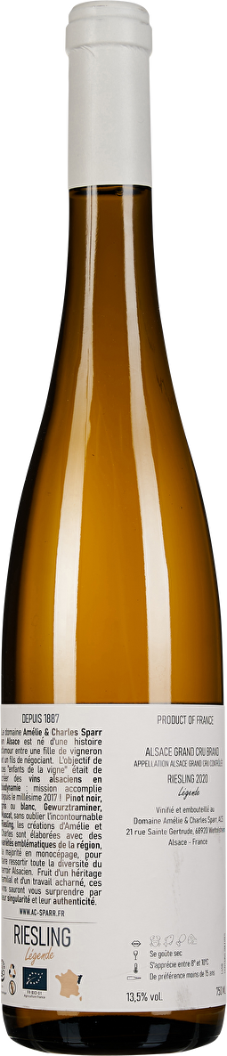 Domaine Amélie & Charles Sparr Riesling Grand Cru Brand Légende 2020
