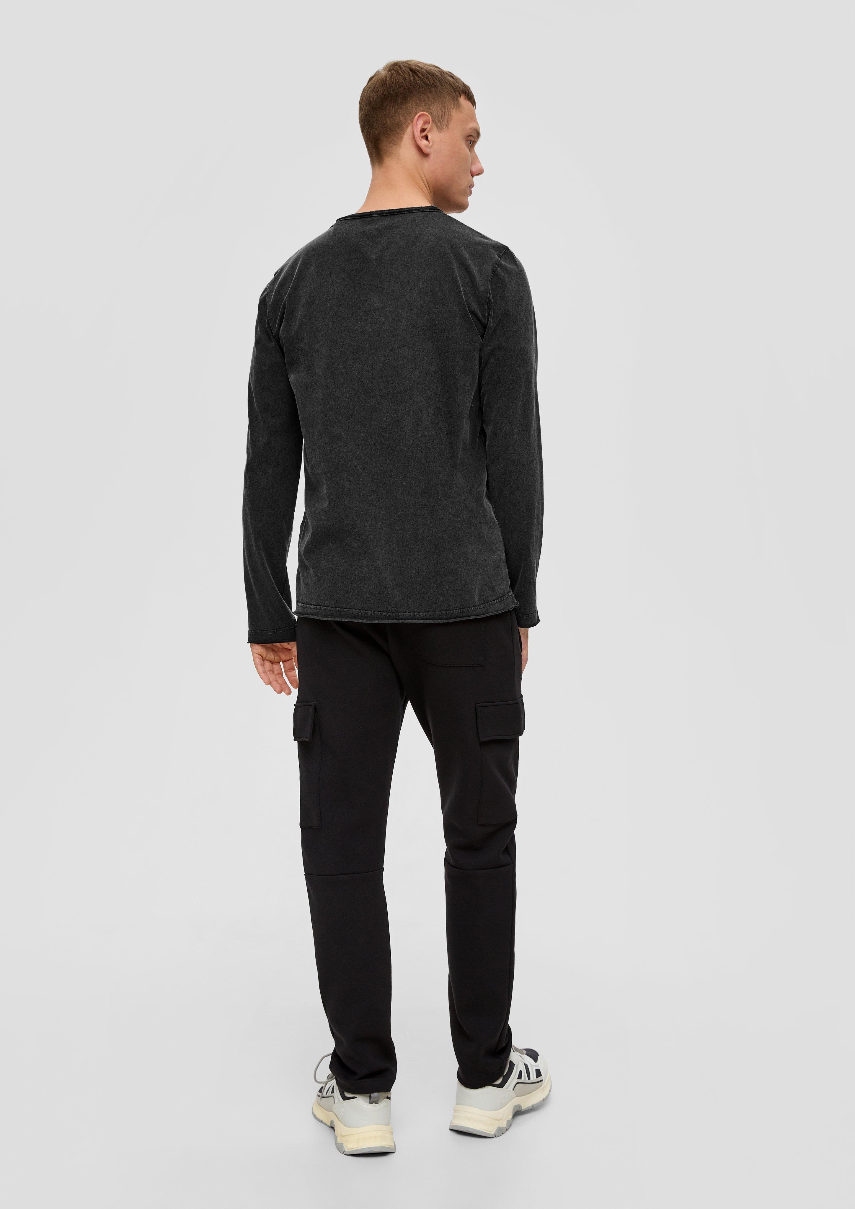 Longsleeve mit Garment Dye  2138601-9897