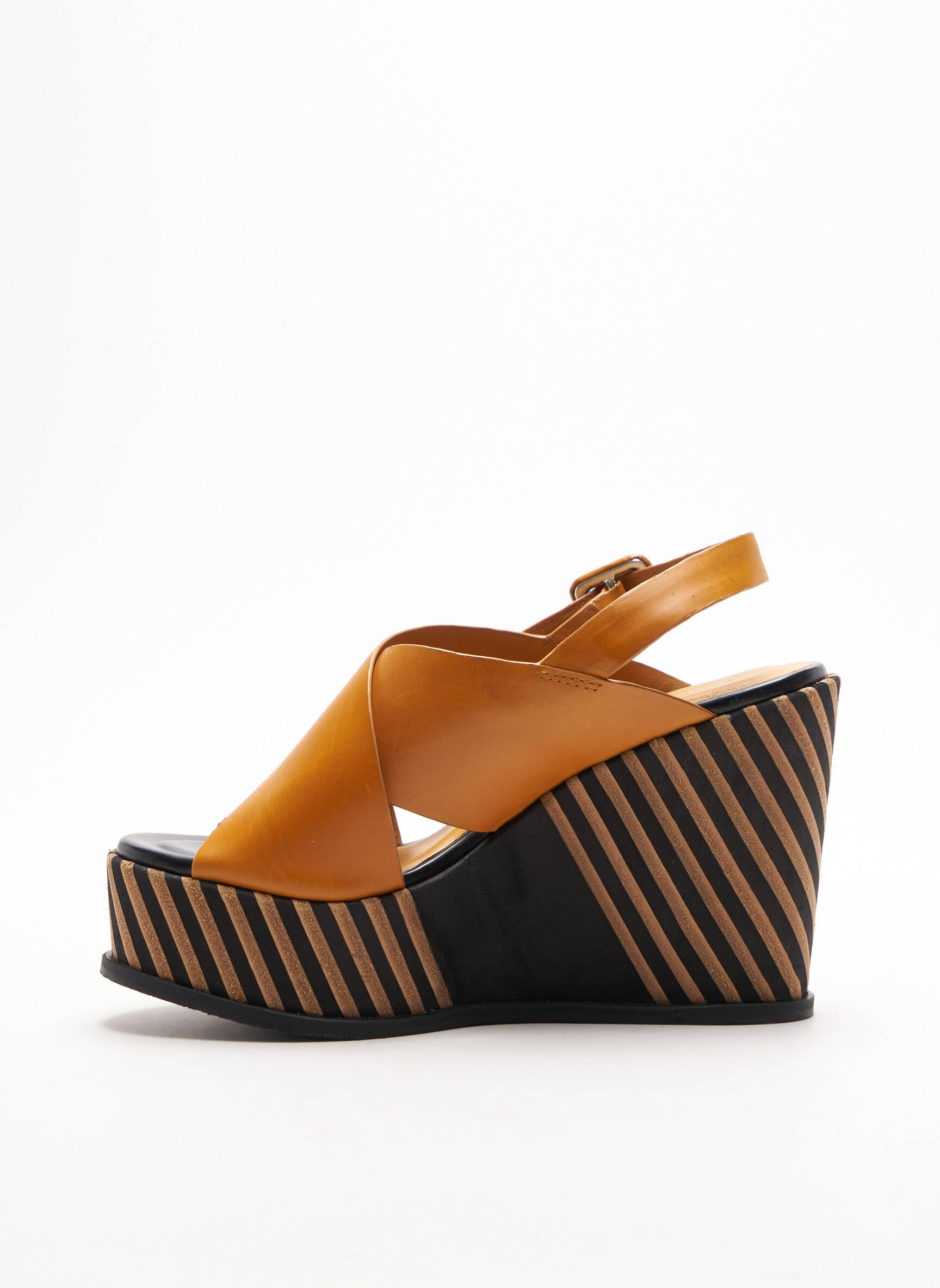 Elvio Zanon Sandales Nu Pieds Femme couleur orange