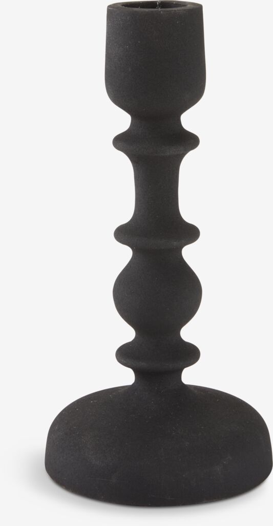 CASPAR Kerzenständer Ø8xH16cm schwarz