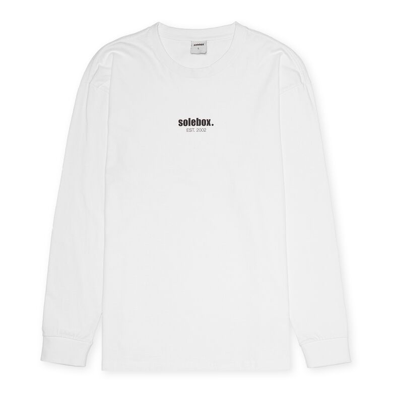 solebox Logo Longsleeve white