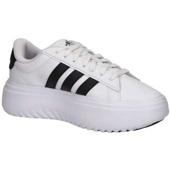 adidas Grand Court Platform Sneaker in weiß