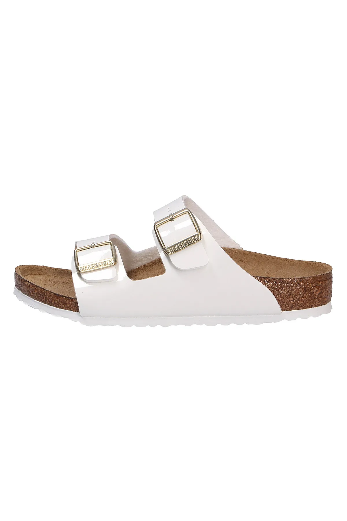 Birkenstock  Pantolette - Weiß - Flacher Absatz