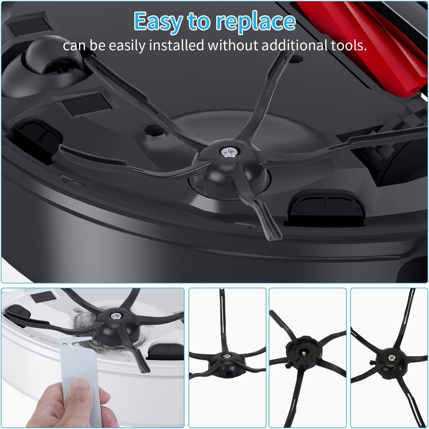 XDOVET Staubsaugerdüsen-Set Zubehörset für Roborock S7 MaxV Ultra/S7 Pro Ultra Saugroboter Zubehör