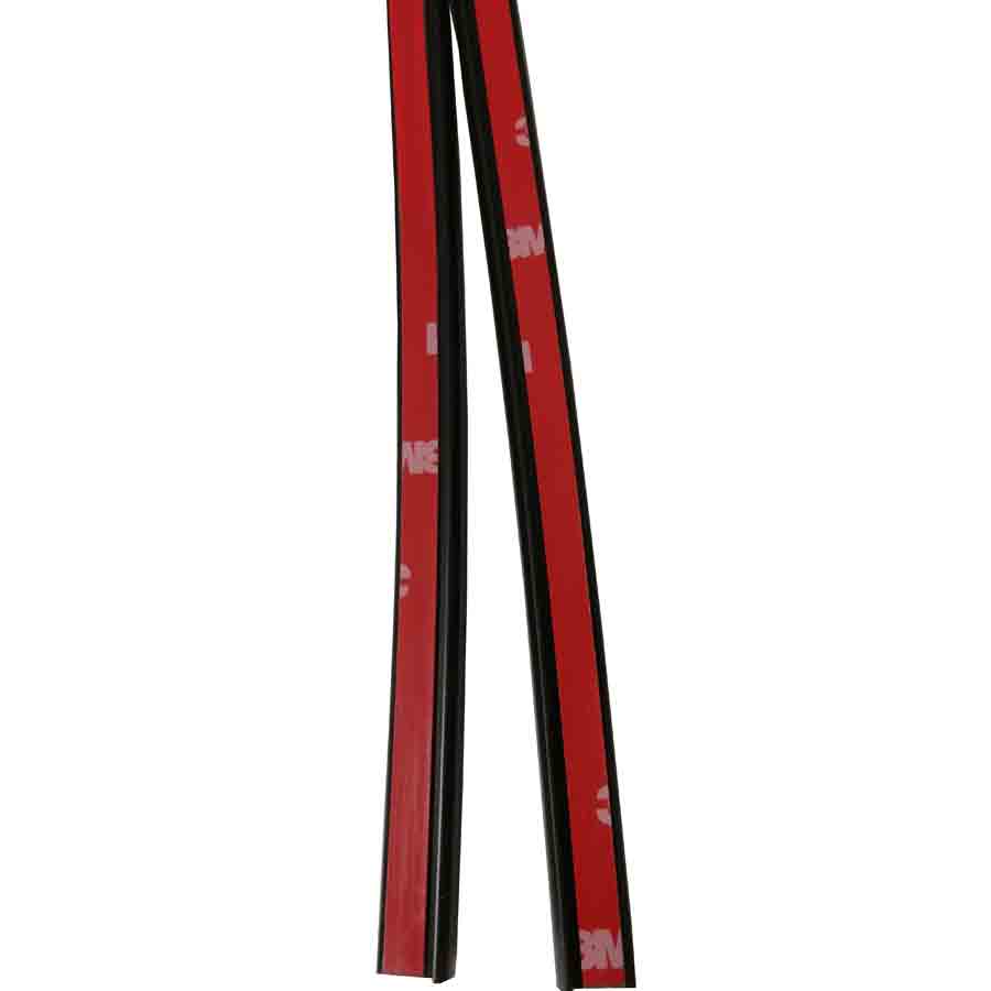 Kantenschutz fürs Auto, schwarz, L-förmig, von Norauto, 65 cm, 2 Stück - ATU