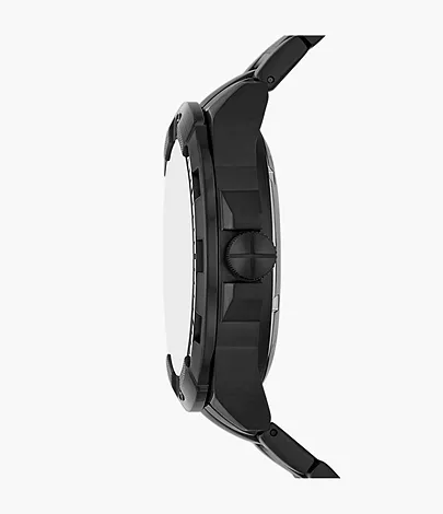 Fossil Uhr Bronson Automatik Edelstahl schwarz