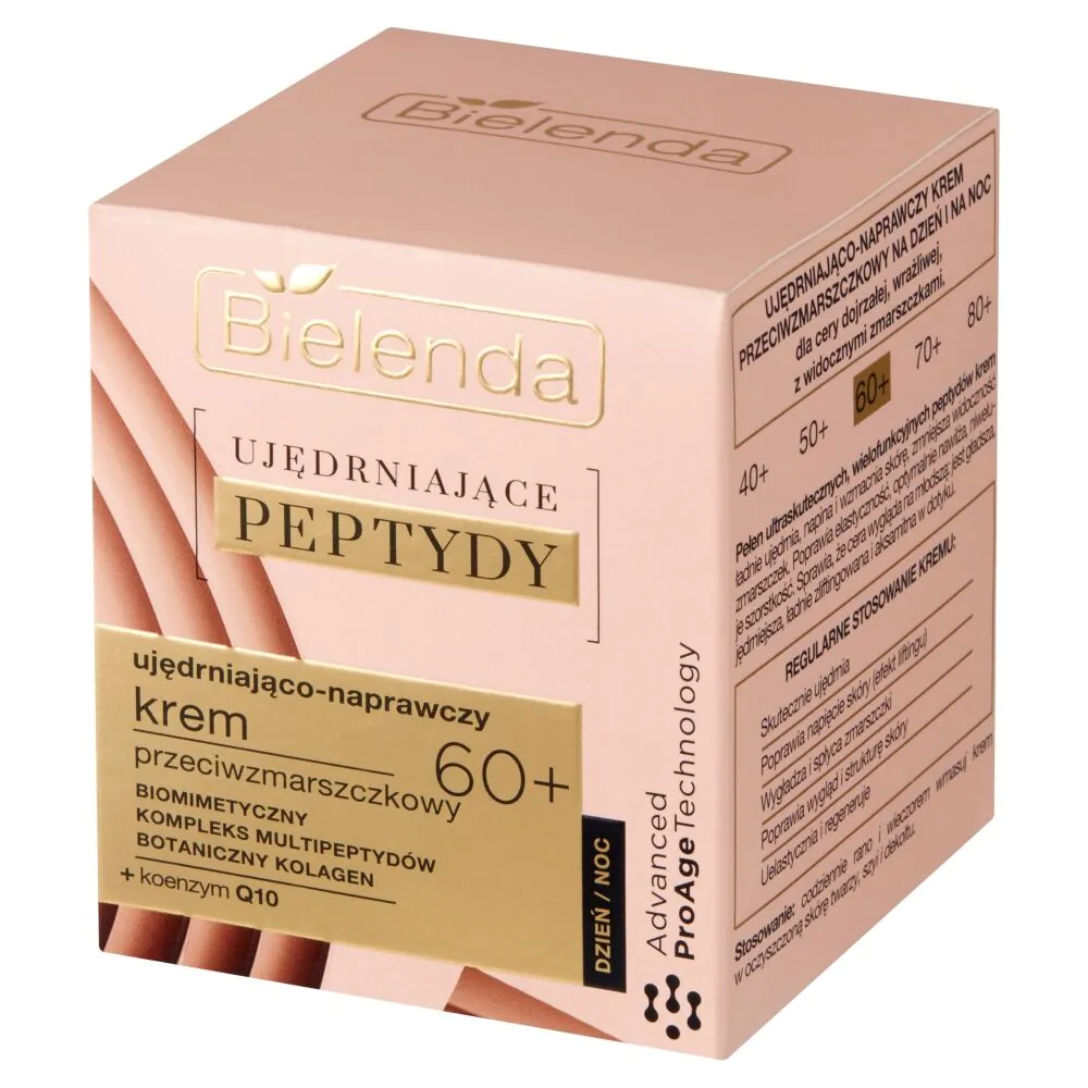 Bielenda Firming Peptides Verstevigende en Herstellende Anti-Rimpelcrème 60+ Dag/Nacht