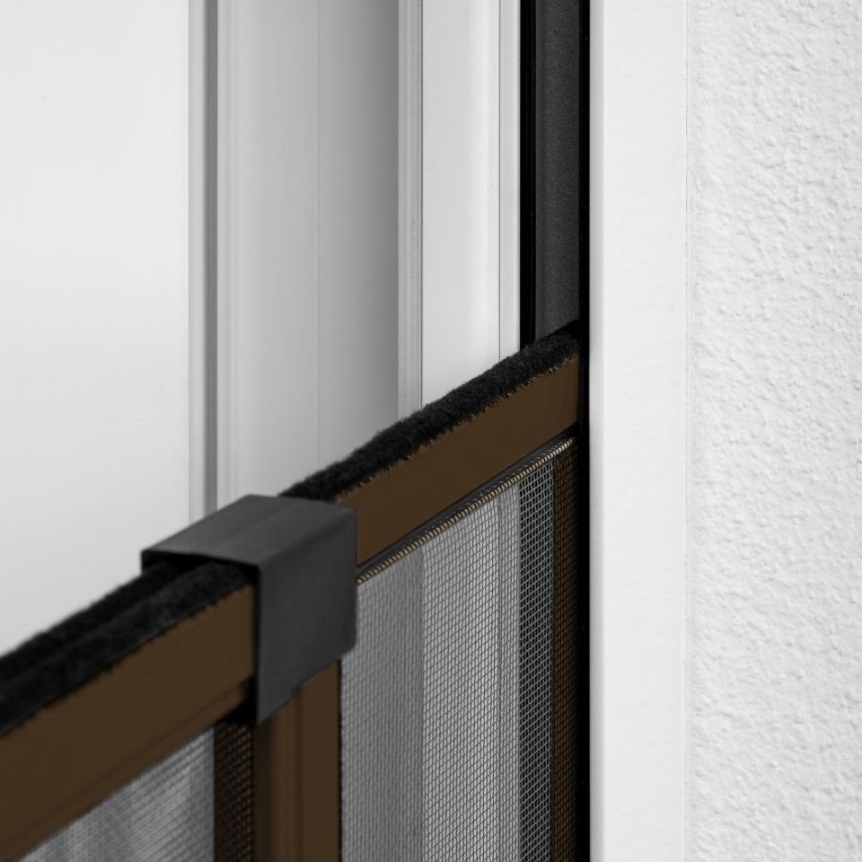 ventanara Insektenschutz-Fensterrahmen Insektenschutz Schiebe Fenster Fliegengitter Mückenschutz Alu Rahmen