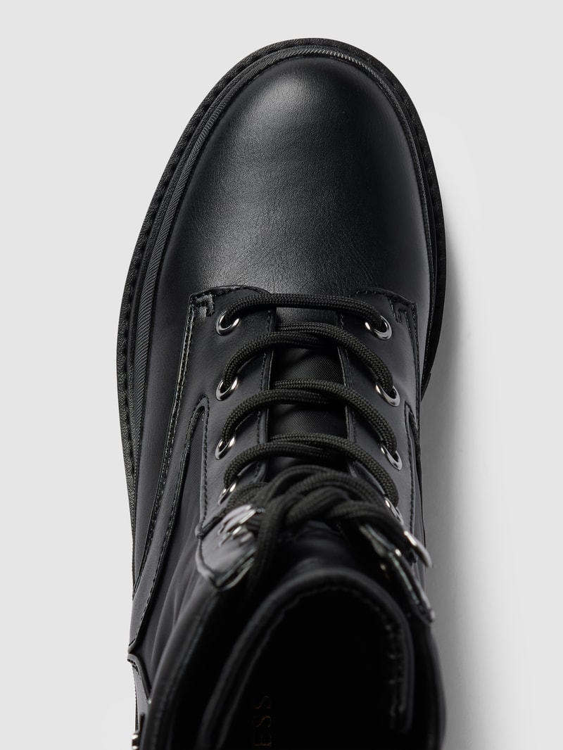Boots in Leder-Optik Modell 'BADA' in schwarz