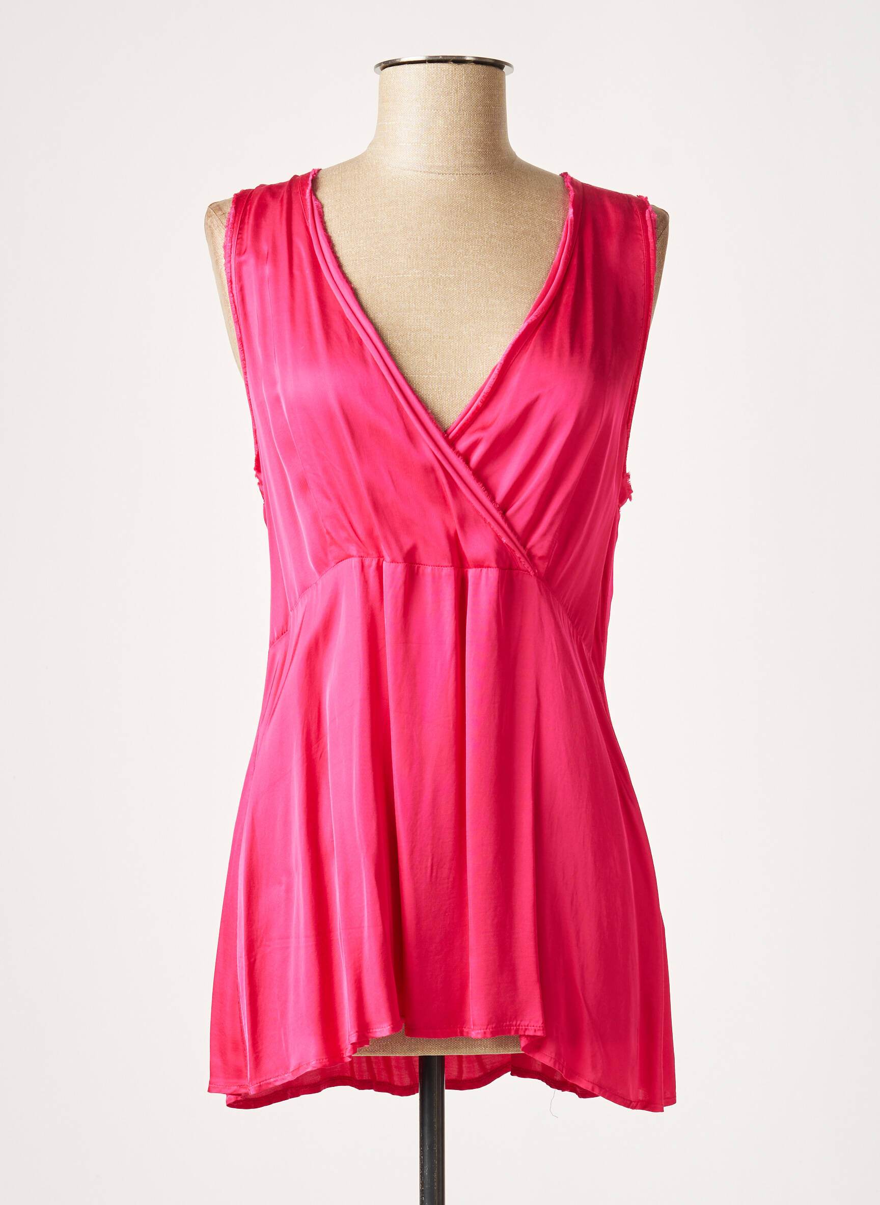 Lauren Vidal Tuniquesansmanche Femme couleur rose