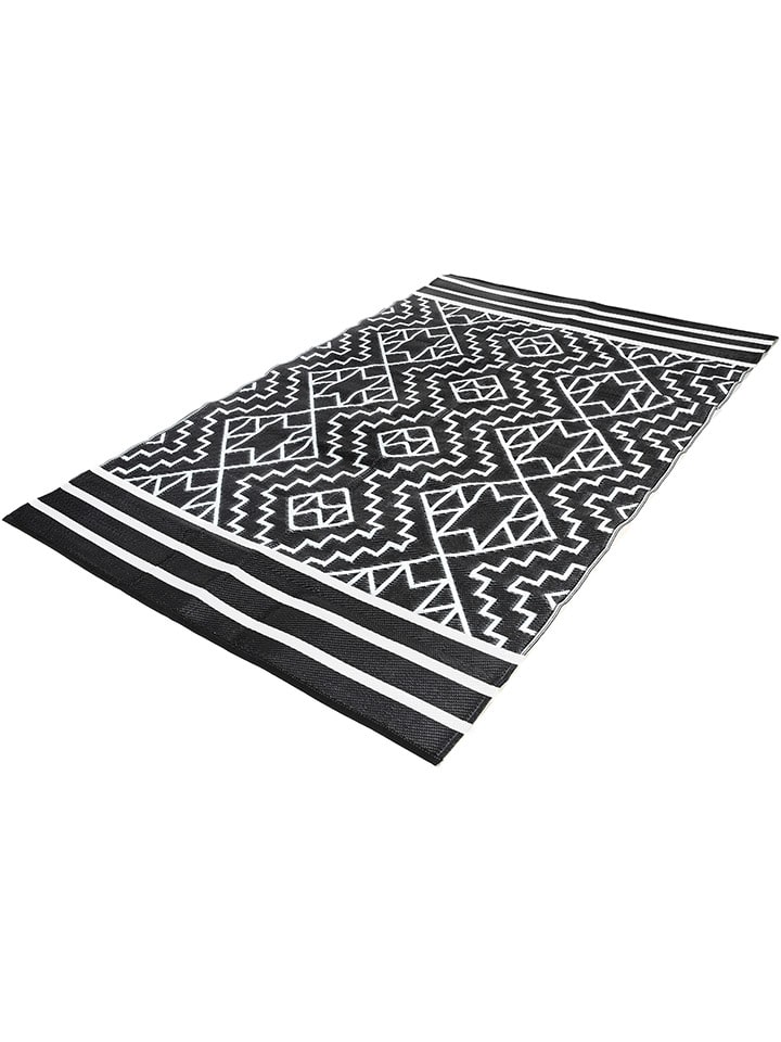 Inkazen Outdoor-Teppich in Schwarz/ Weiß günstig kaufen