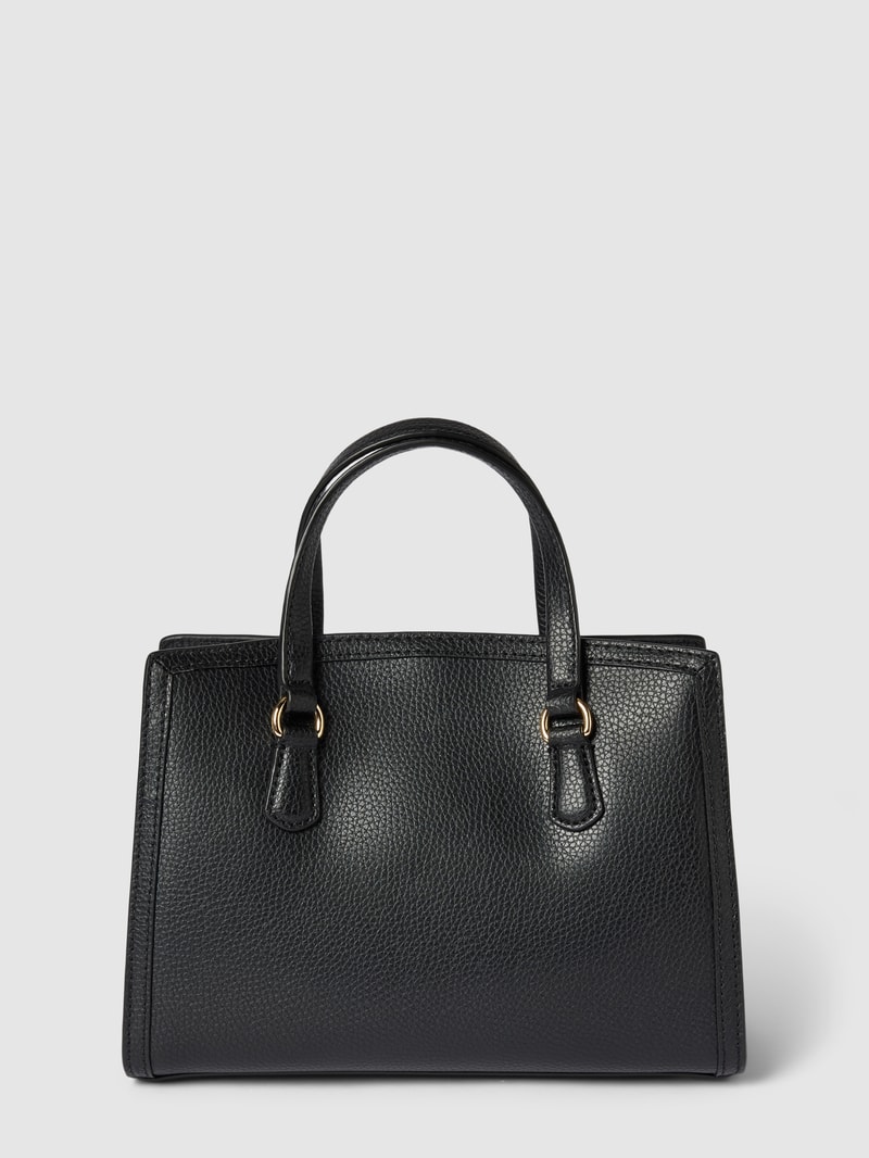 Handtasche aus Rindsleder Modell 'CHANTAL' in black
