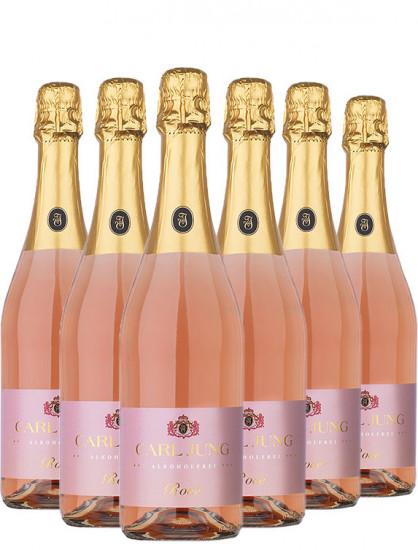 Mousseux Rosé SEKT schäumendes Getränk aus entalkoholisiertem Wein - Carl Jung
