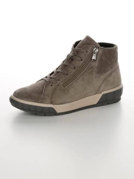Schnürstiefelette mit weich gepolstertem Schaftrand