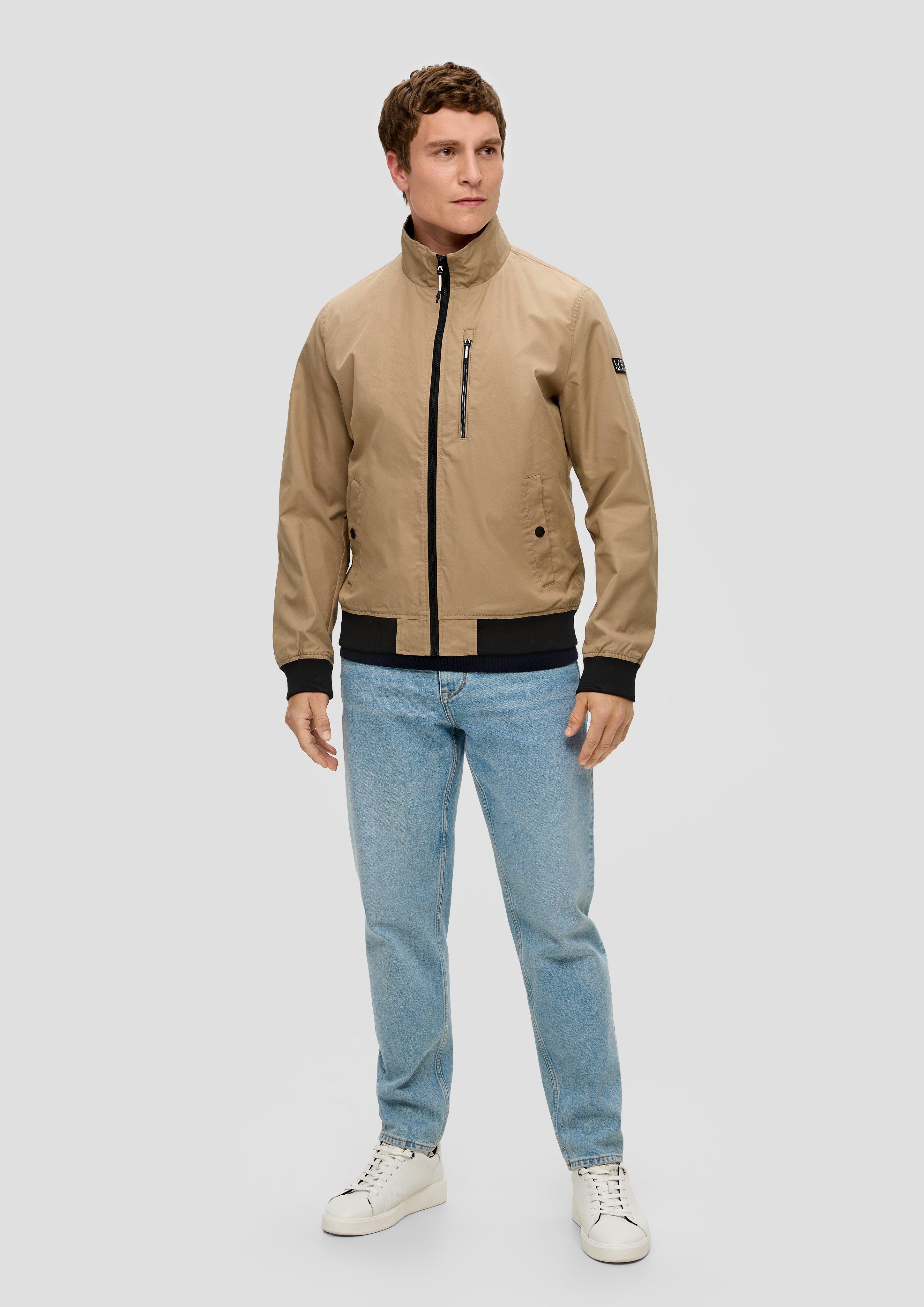 Twilljacke mit Stehkragen  2141342-8410