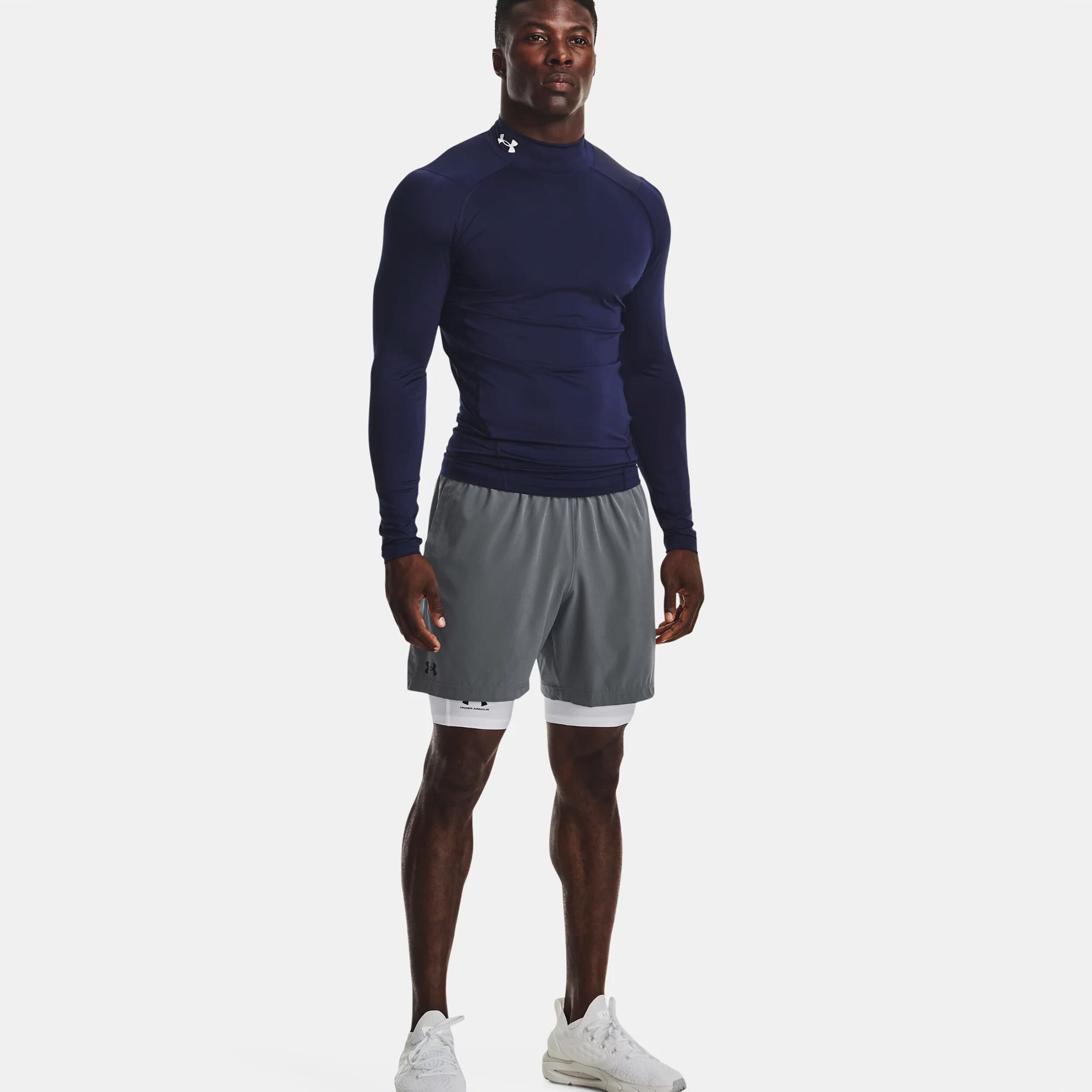 Armour Comp Mock Longsleeve Herren - Blau