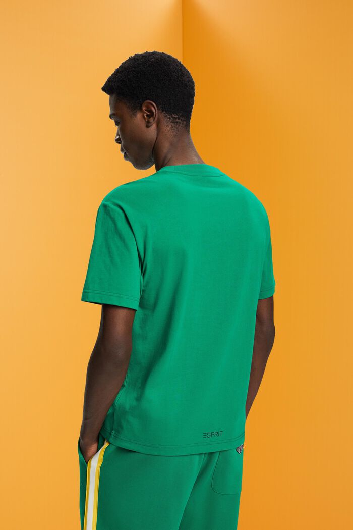 Baumwoll-T-Shirt mit Delfinprint